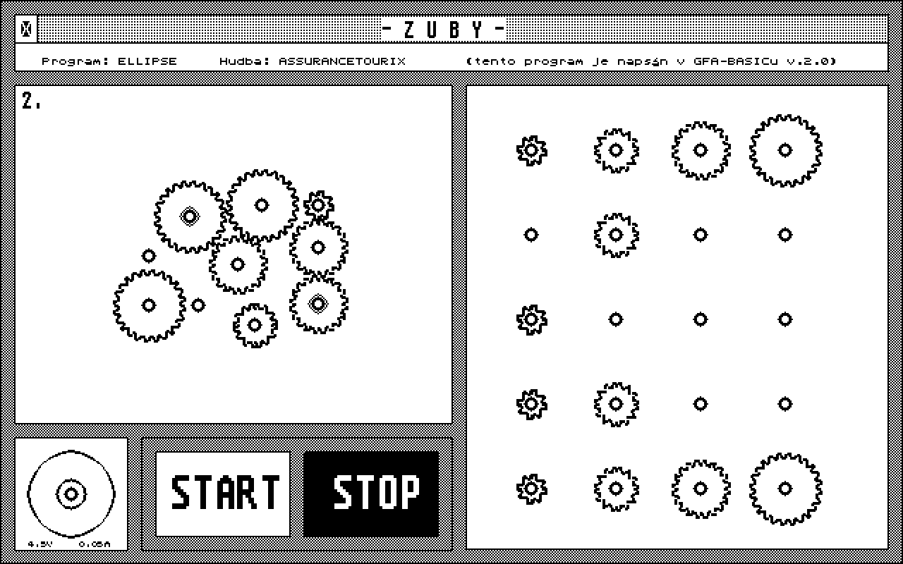 Zuby atari screenshot